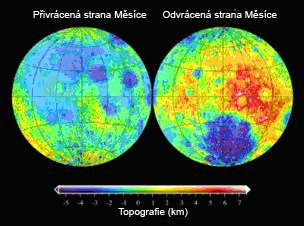 Topografie Měsíce